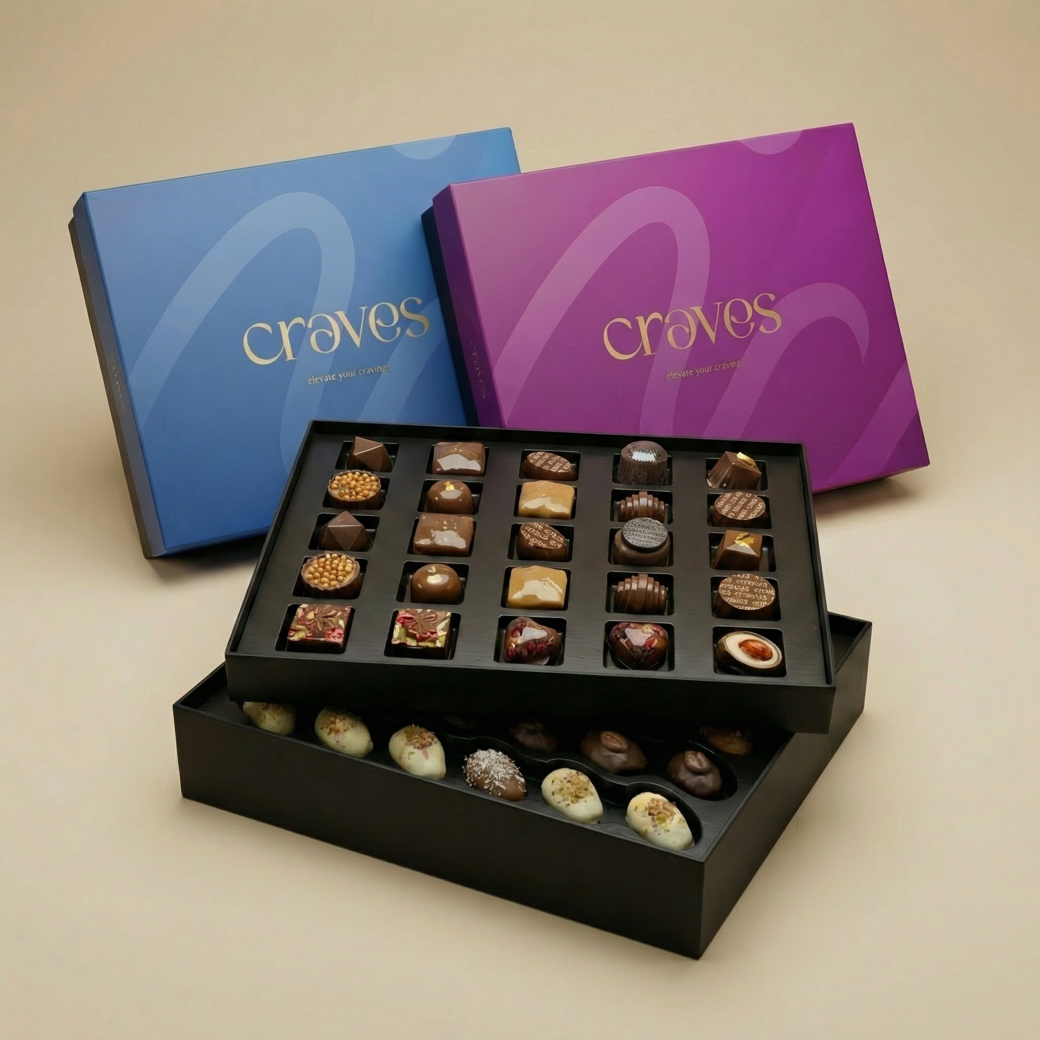 Mix box Dates & chocolate 55 Pcs
